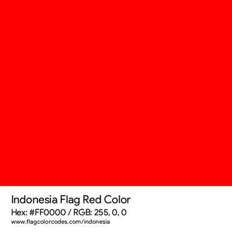 indonesian flag color code